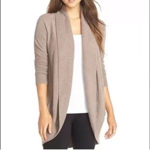 BAREFOOT DREAMS CIRCLE CARDIGAN STONE L/XL